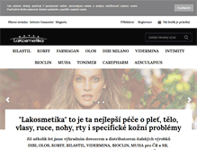 Tablet Screenshot of lakosmetika.cz